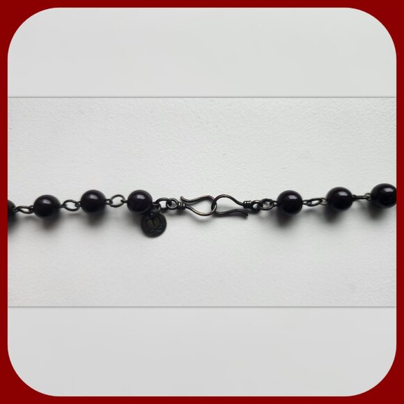 STELLA & DOT || 16” Brown Bead Necklace - Picture 3 of 5